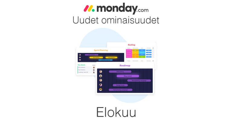 monday.com elokuun uudet ominaisuudet