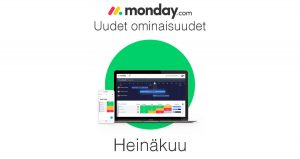 monday.com heinäkuun uudet ominaisuudet