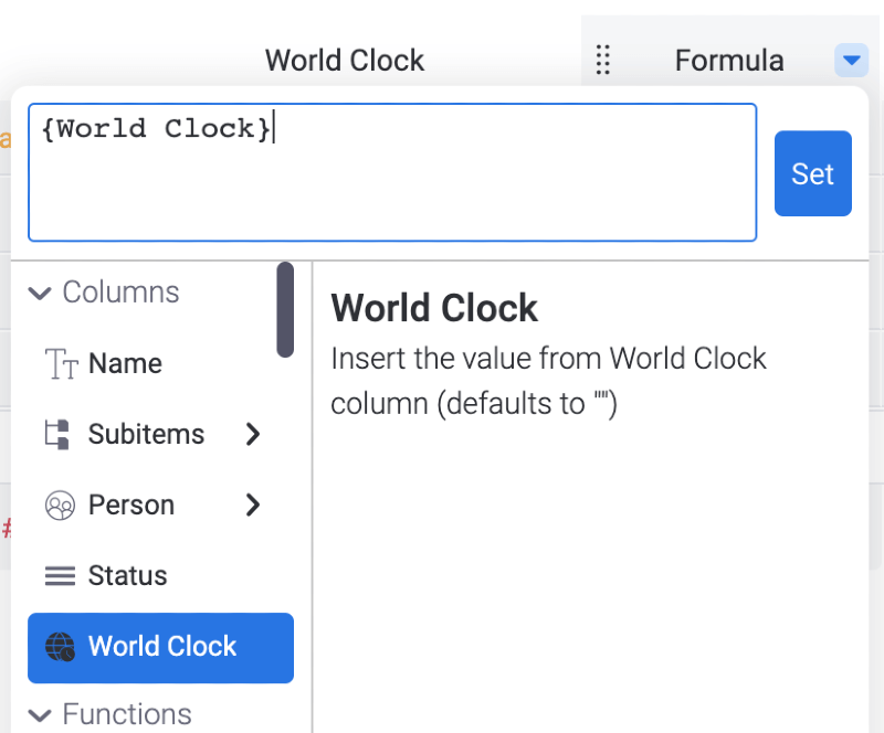 world clock code